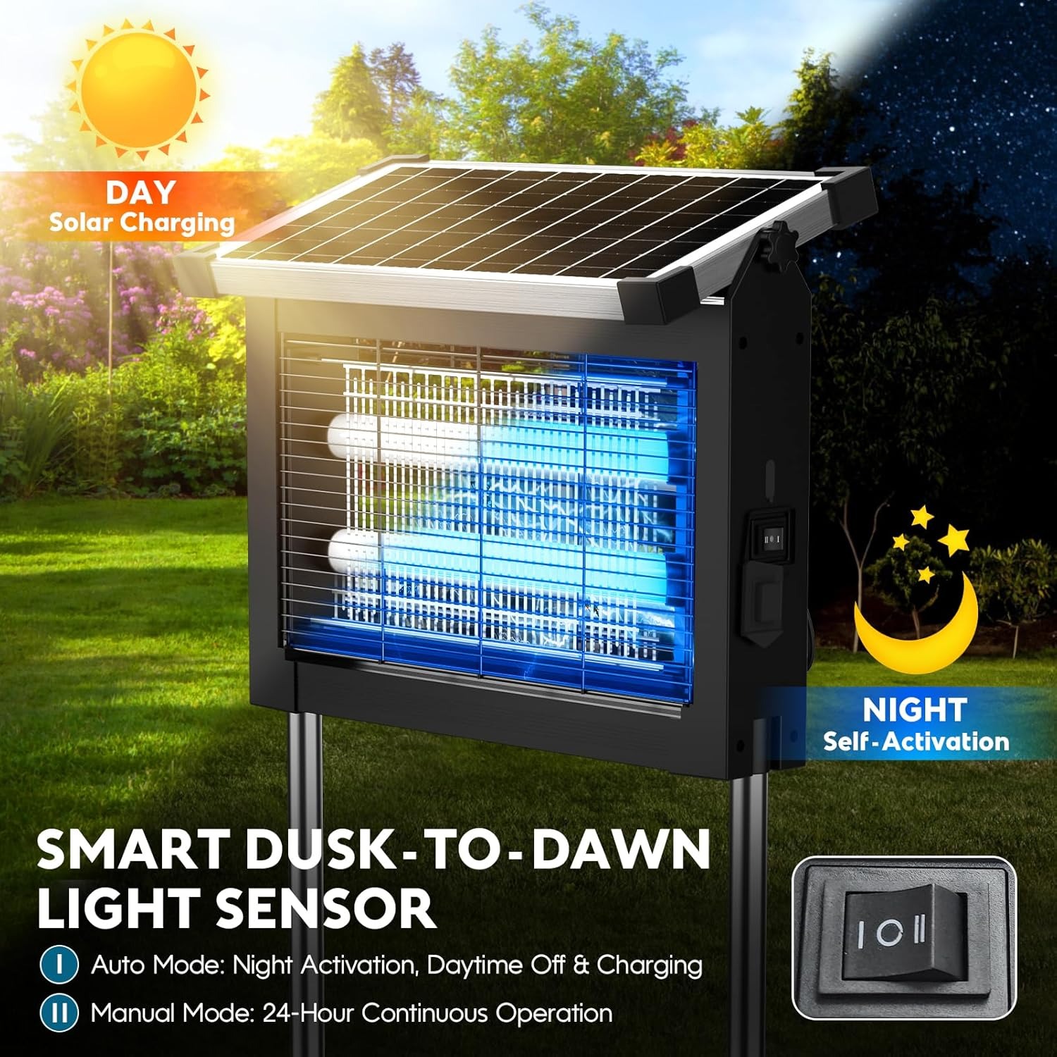 Dusk-to-dawn sensor